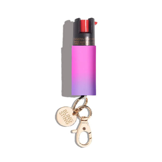 BLINGSTING Pink Lavender Ombre Pepper Spray