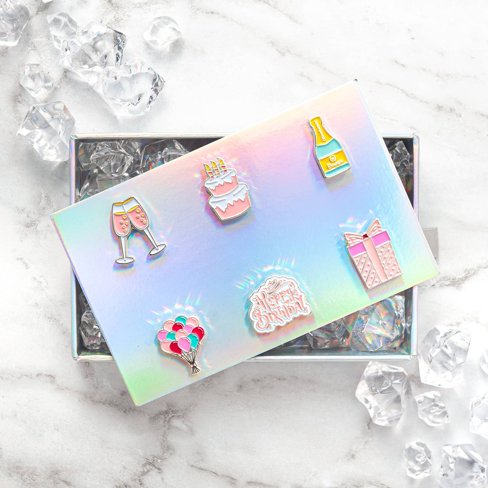 Birthday Party Magnetic Drink Charms