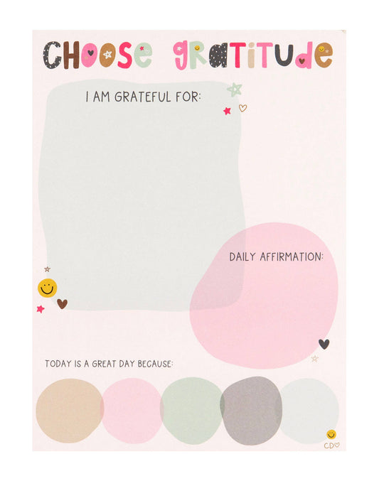 Choose Gratitude Perforated Notebook