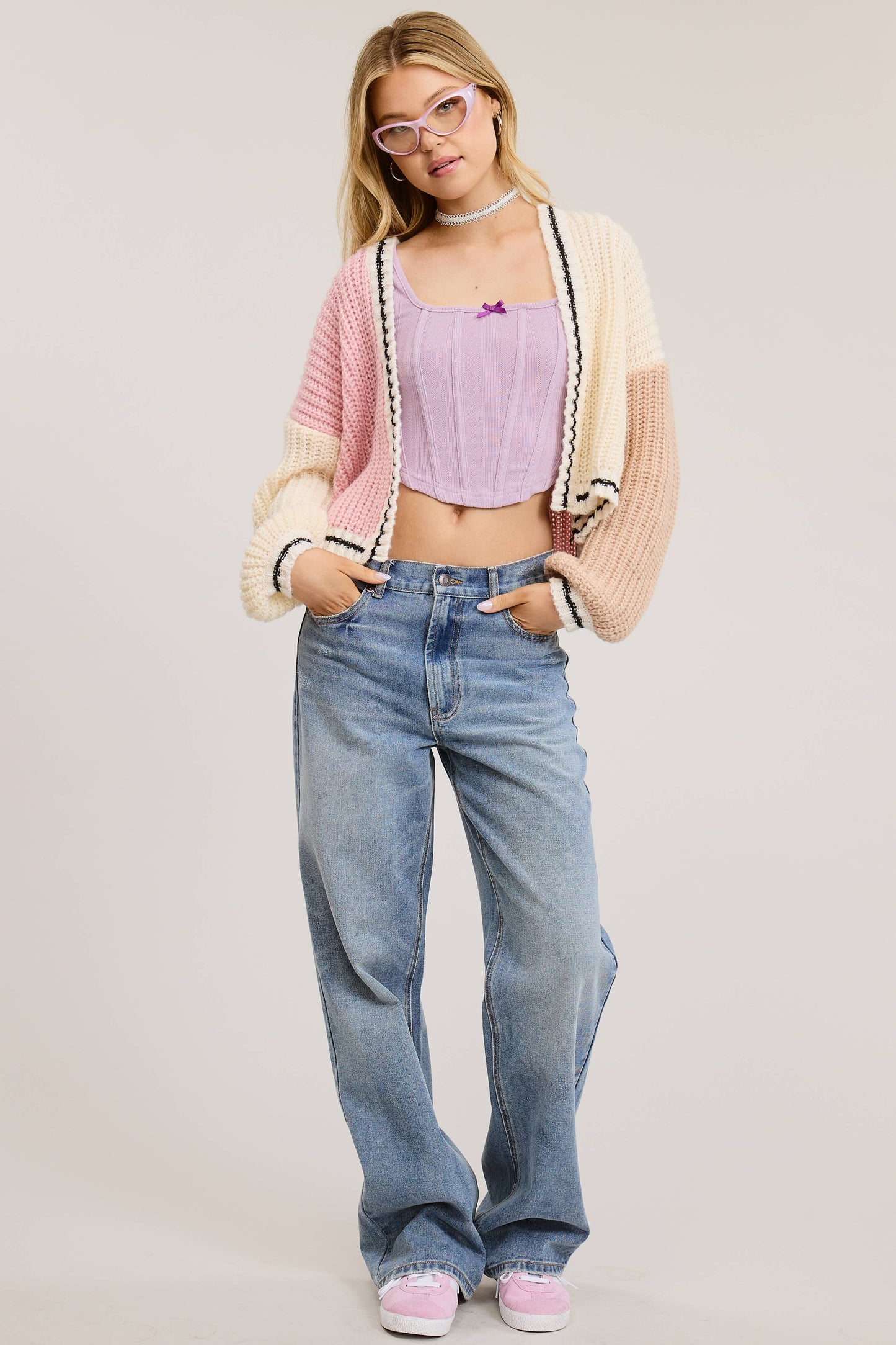 Lola Colorblock Cardigan