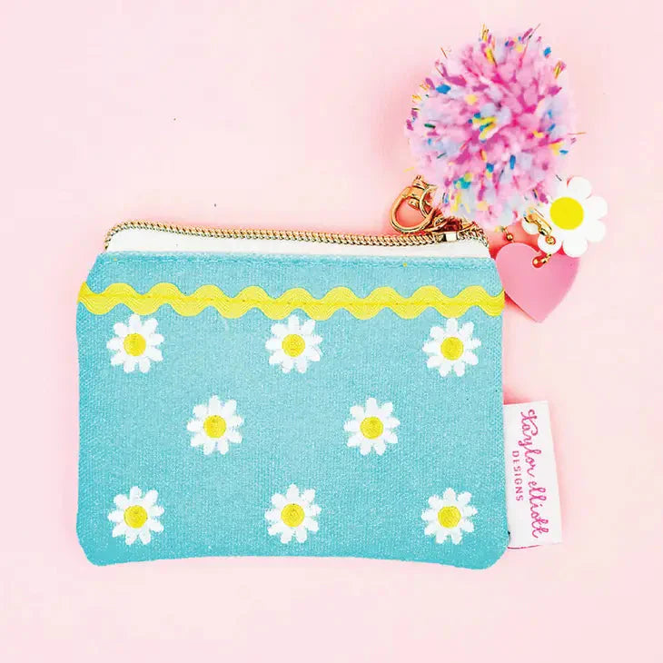 Daisy Zipper Pouch | Multiple Sizes