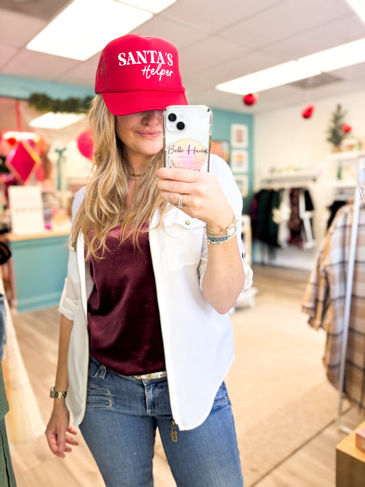 Santa's Helper Trucker Hat