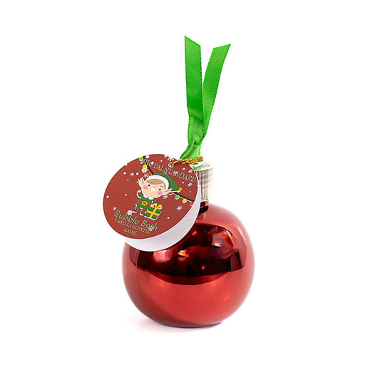 Festive Elf Bubble Bath Ornament 200 ML Stocking Stuffer