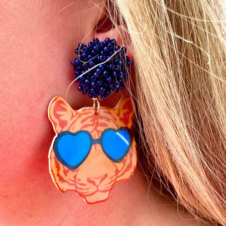 Memphis Tiger Game Day Earrings