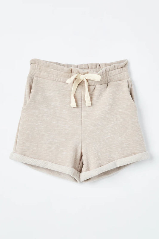 Heathered Knit Shorts