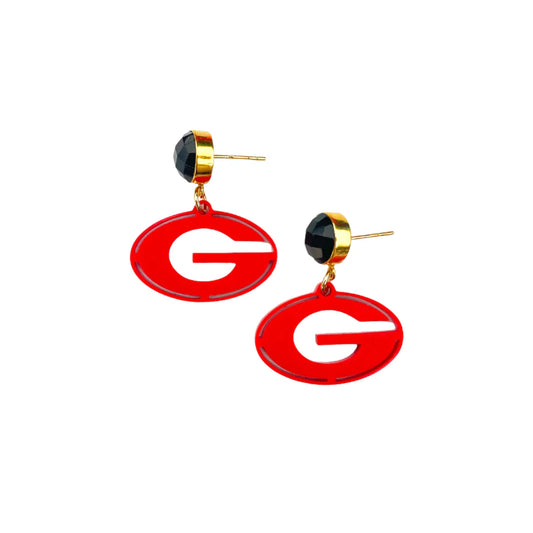 University of Georgia Mini Power G Earrings Brianna Cannon Officially Licensed