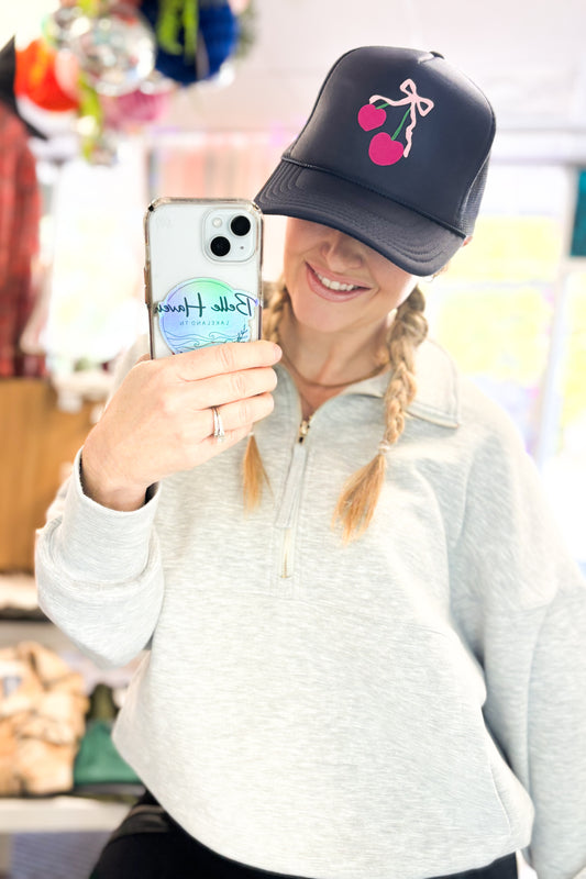 Cherry Trucker Hat