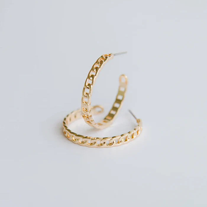 Gold Hoop Earrings