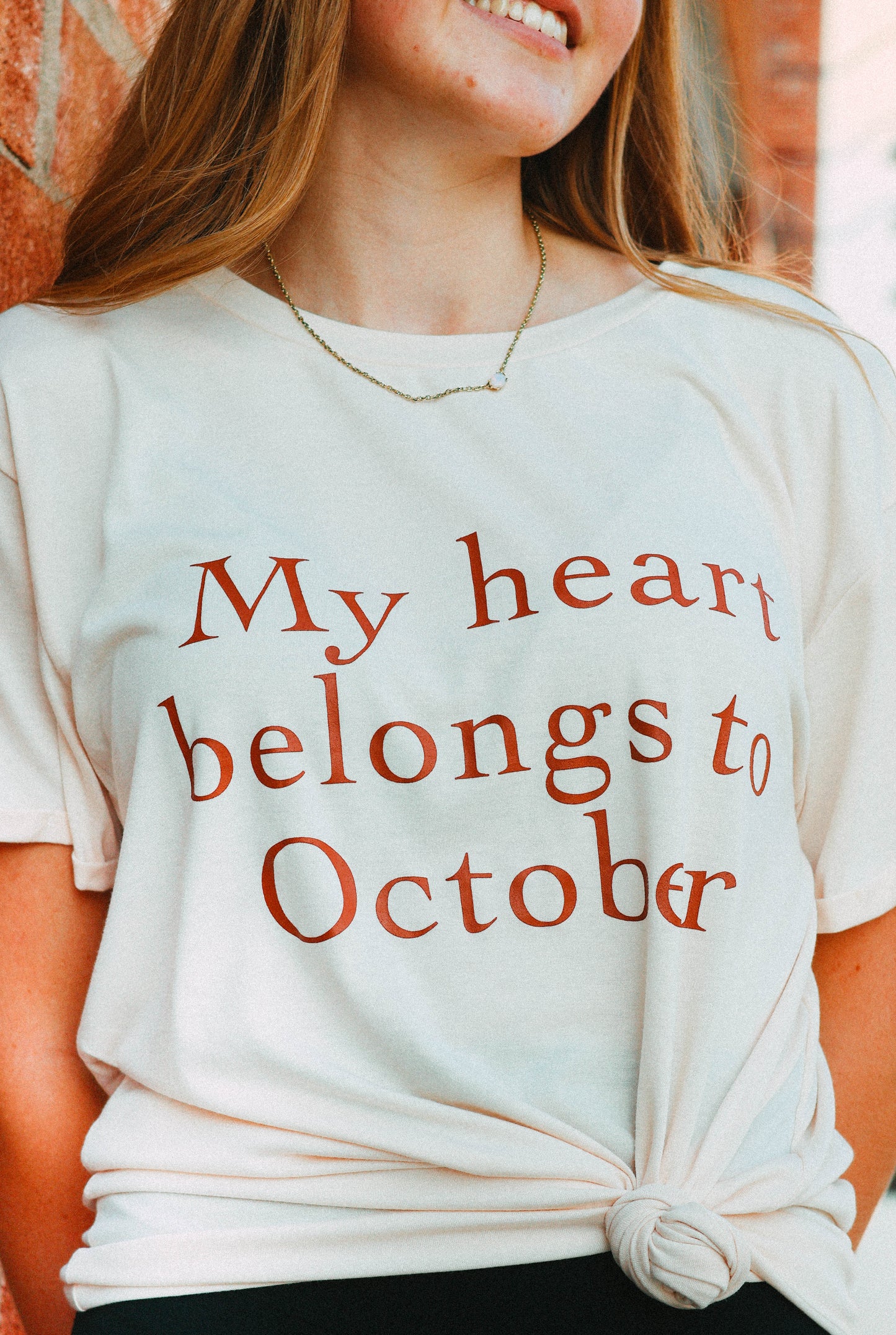 My Heart Belongs To October Tee