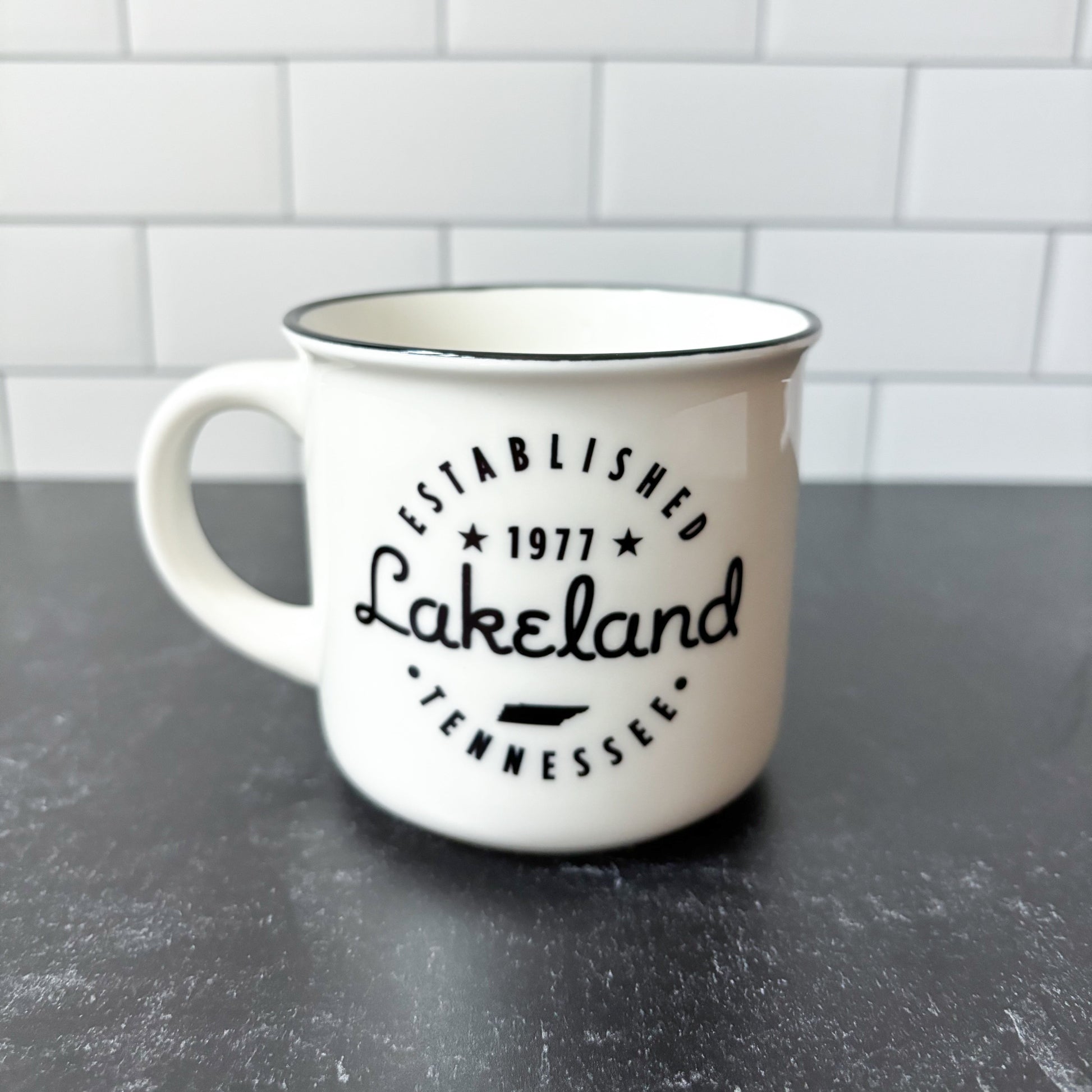 Lakeland Tennessee 18oz Ceramic Camper Mug