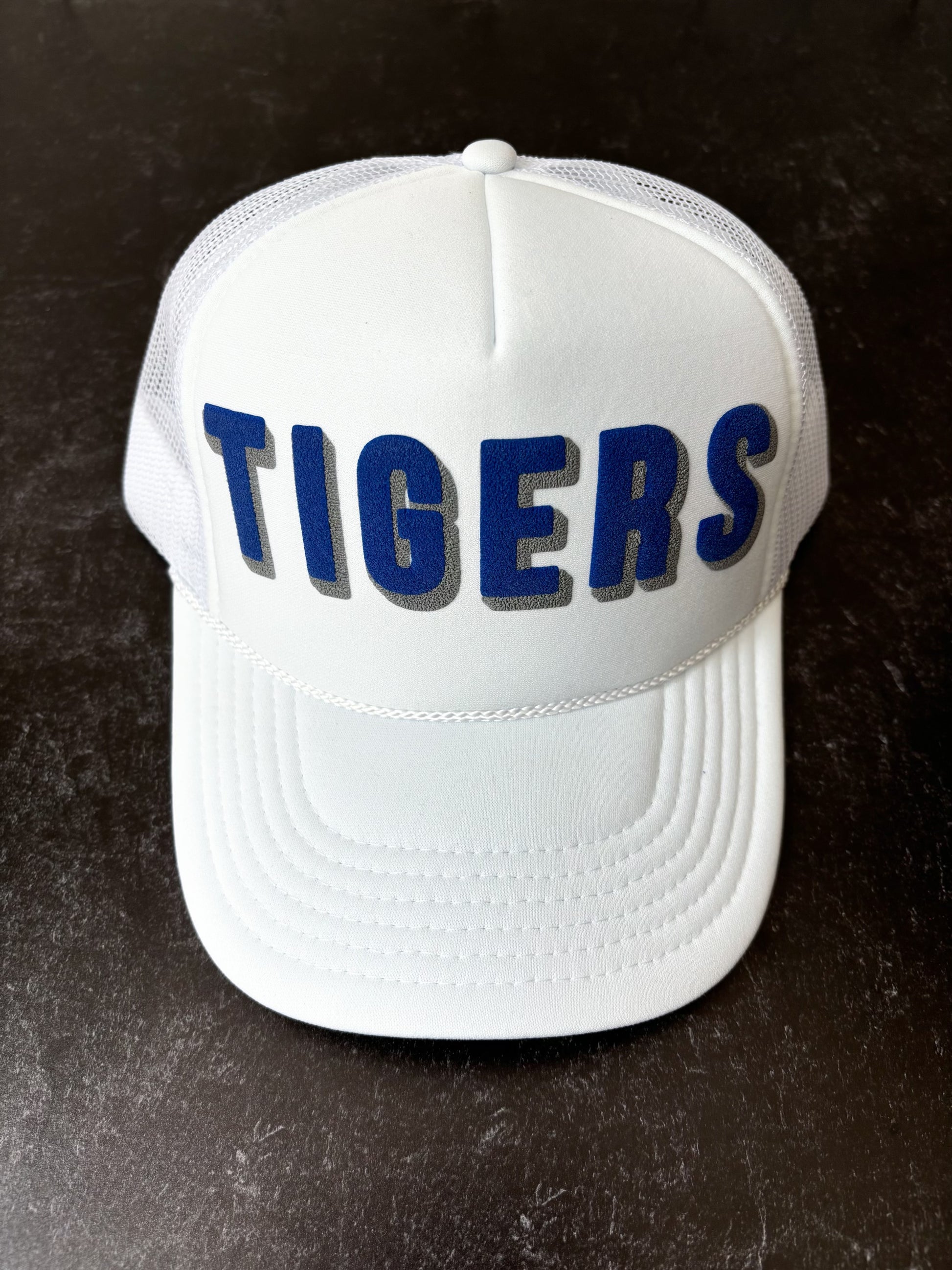 Tigers Game Day White Trucker Hat