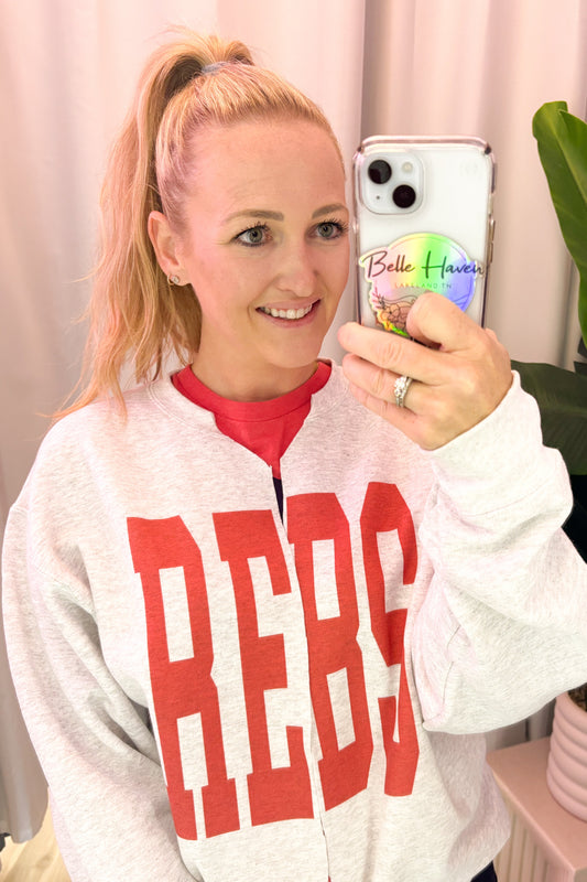Game Day Split Crewneck Sweatshirt