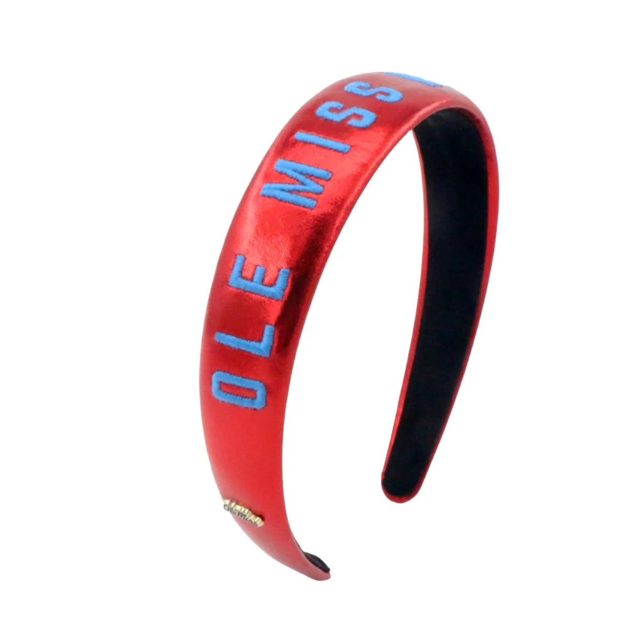 Ole Miss Thin Embroidered Headband