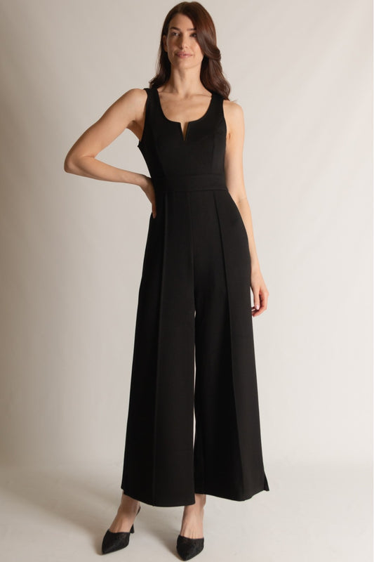 Black Butter Modal Sleeveless Jumpsuit