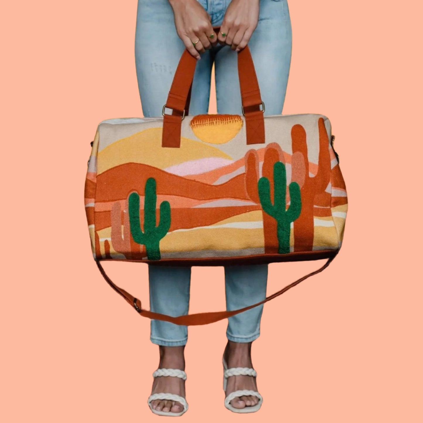 Southwestern Scenic Desert Duffle Bag Wanderlust