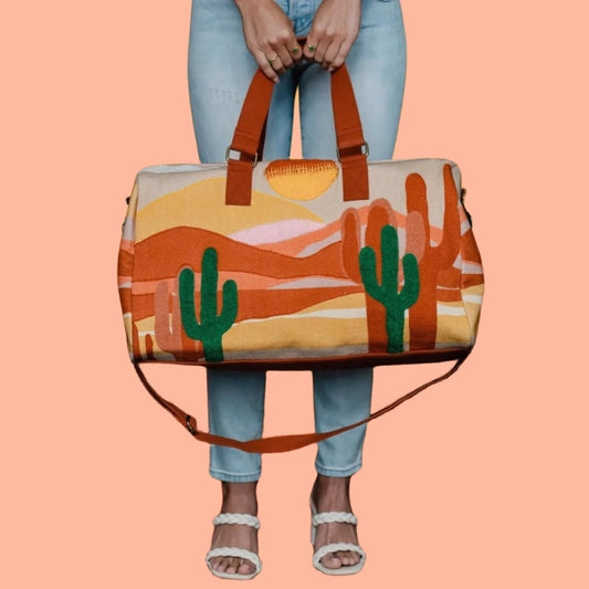 Southwestern Scenic Desert Duffle Bag Wanderlust