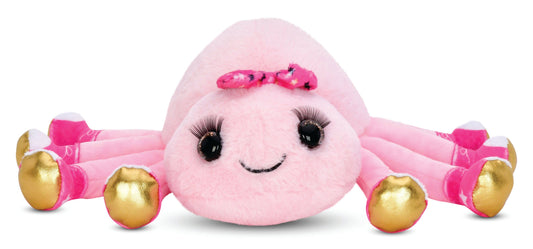 Sally Spider Pink Plush