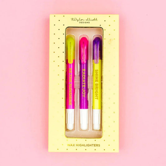 Shine Bright Wax Highlighter Gift Set