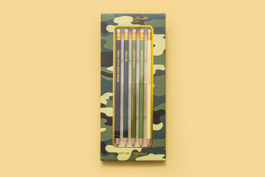 Taylor Elliott Camo Pencil Set