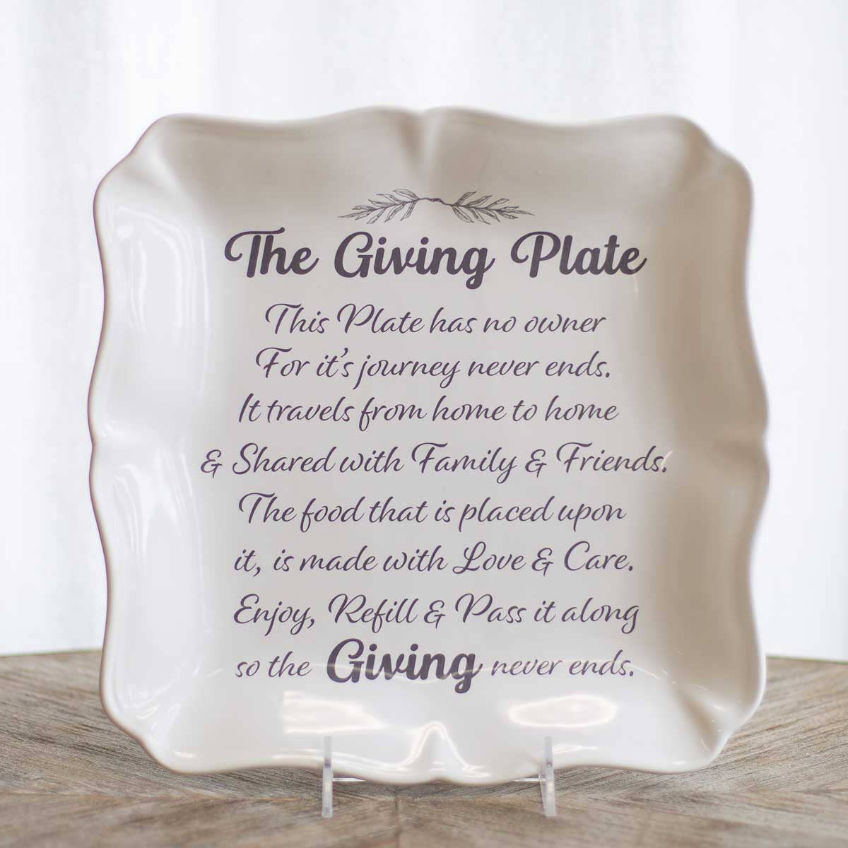 The Giving Thanksgiving Plate