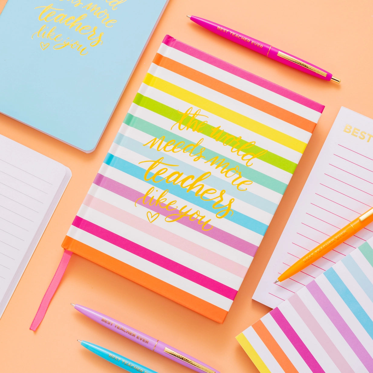 The World Needs More Teachers Like You Hardcover Teacher Appreciation Noteook