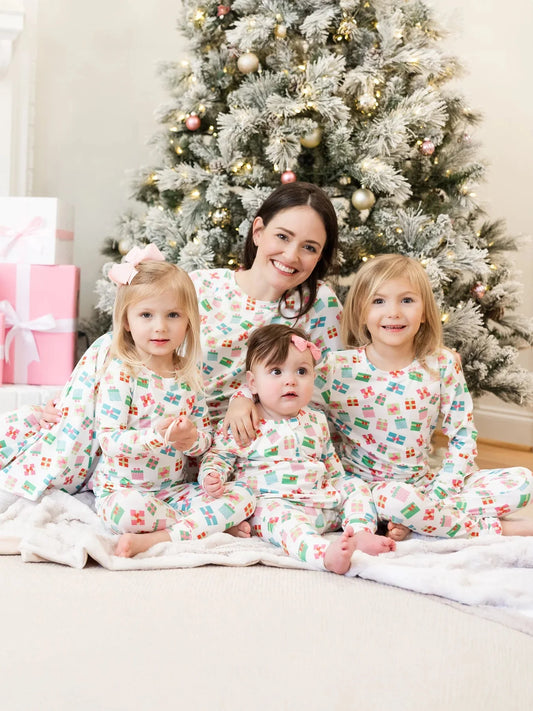 Under the Tree Holiday Sibling Matching Pajamas