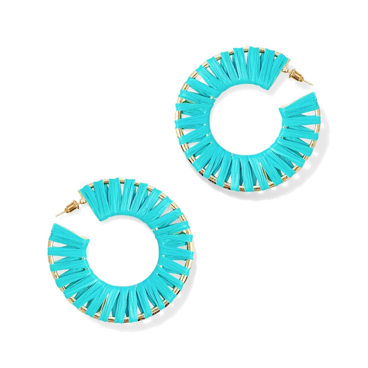 Georgia Raffia Earrings | Multiple Colors