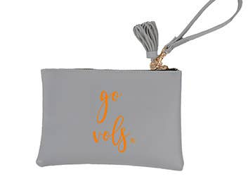 University of Tennessee Volunteers Stadium Approved Vegan Leather Wristlet Officially Licensed