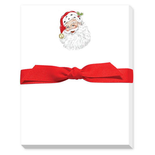 Classic Santa Mini Notepad Holiday Hostess Gift