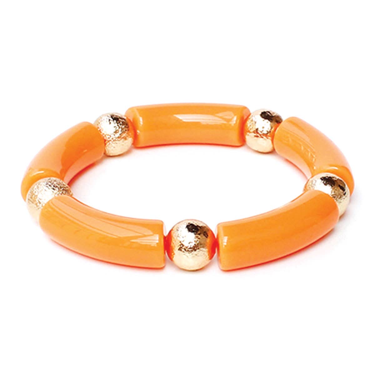Wrenley Stretch Bracelet Orange
