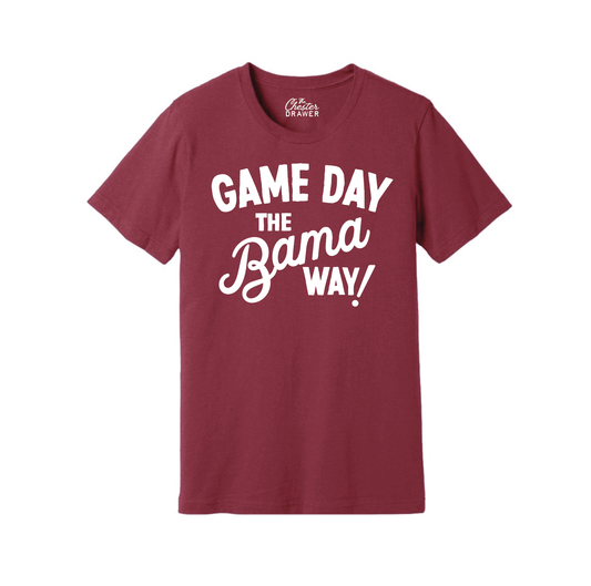 Game Day Bama Way Graphic Tee