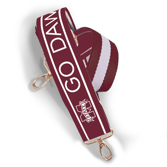 Mississippi State Bulldogs Game Day Purse Strap Officially Licensed