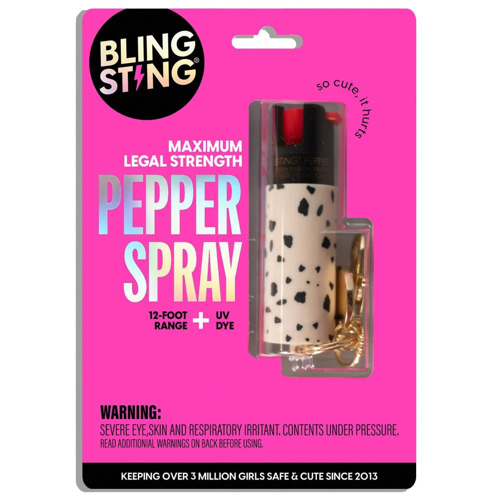 BLINGSTING Modern Cheetah Pepper Spray