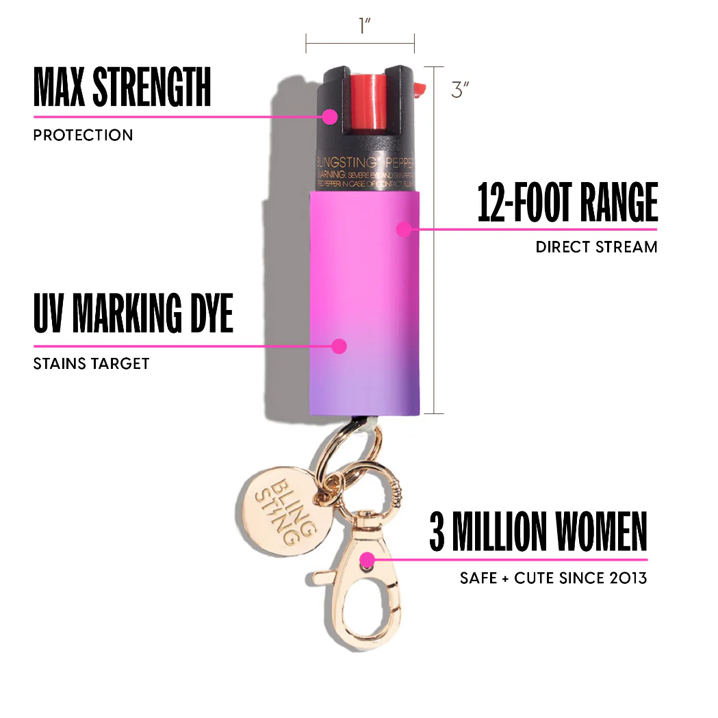 BLINGSTING Ombre Pepper Spray