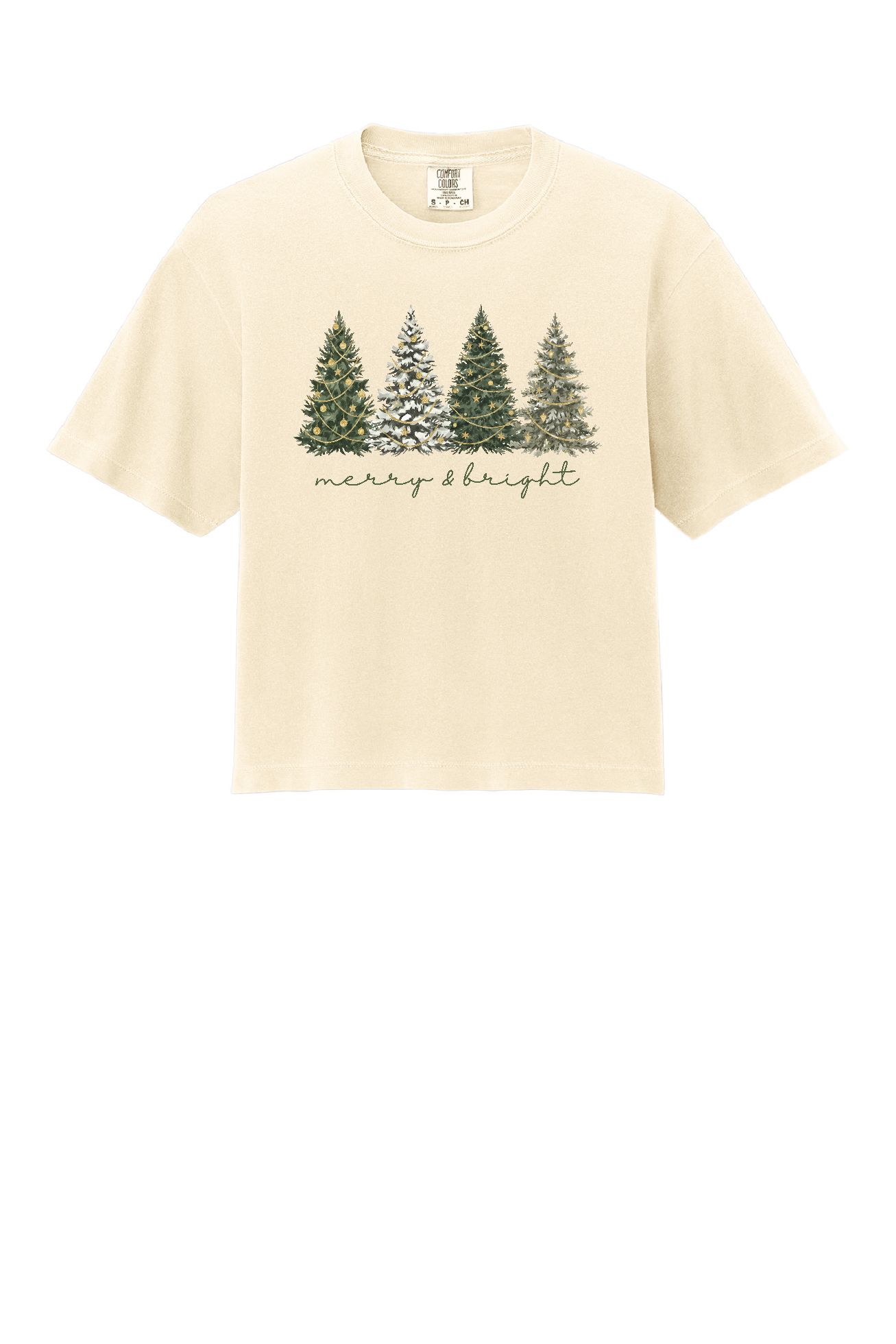 Merry & Bright Evergreen Tee