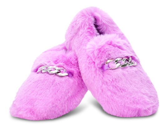 Faux Fur Tween Slippers