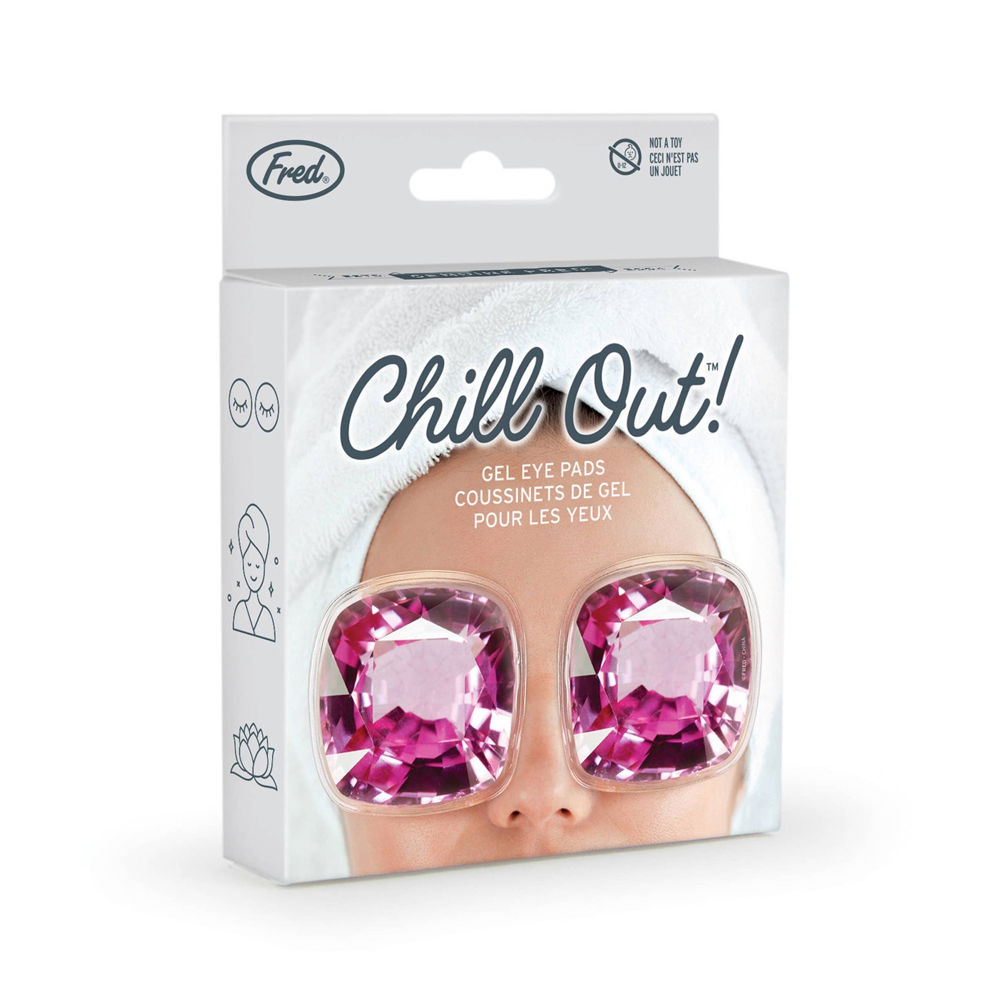 Chill Out Gel Cooling Eye Pads Gemstones