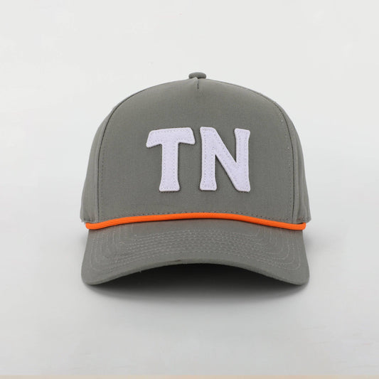 Tennessee Snapback Rope Hat Grey