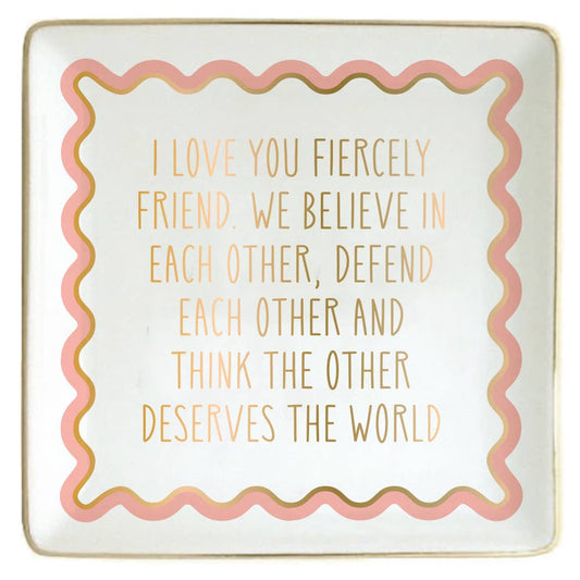 Best Friend Ceramic Trinket Dish Gift