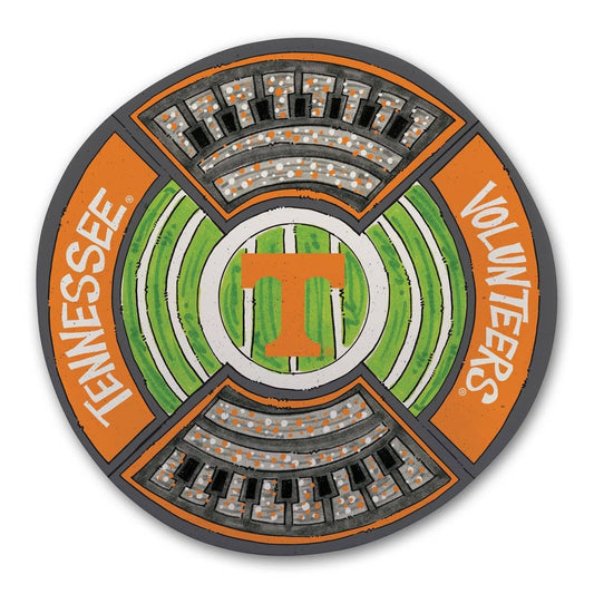 Tennessee Vols 13.5" stadium college gameday tailgating platter