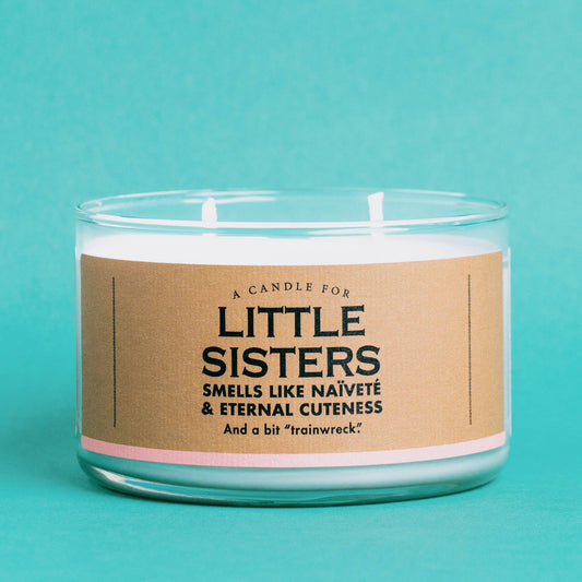 Little Sisters Funny Candle for gifting