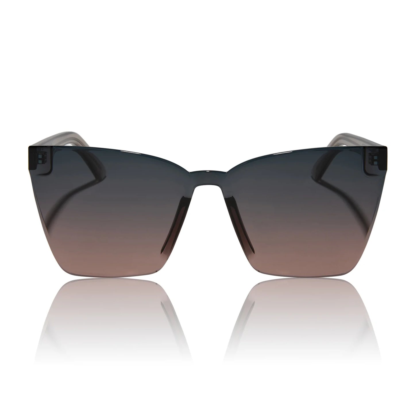 Glendale Crystal Cool Grey and Orchid Gradient Sunglasses