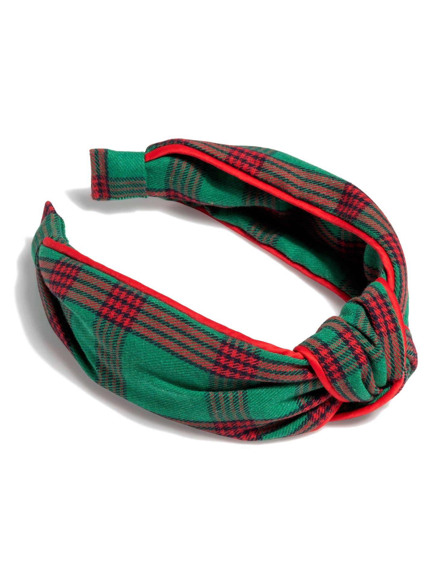 Plaid Knot Top Headband