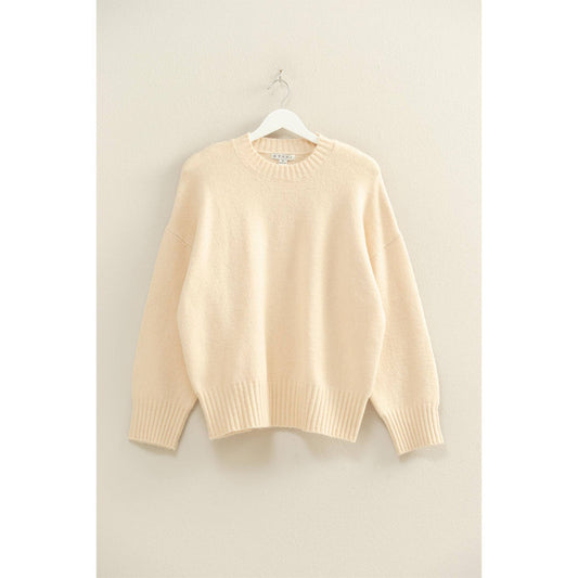 Oversized Drop Shoulder Sweater