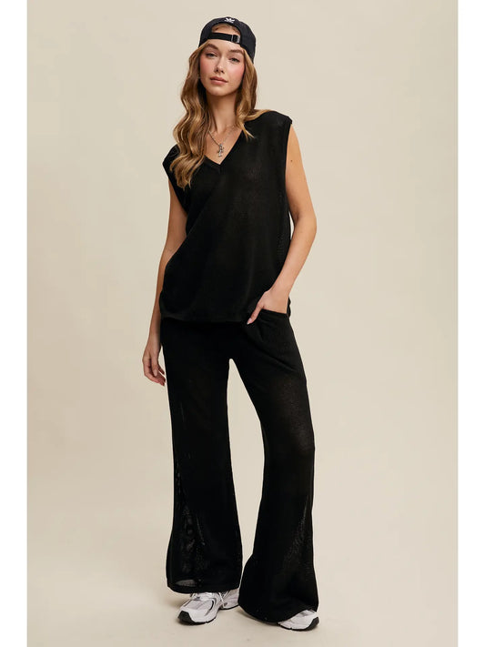 Driftwood Lounge 2 Piece Set - Black