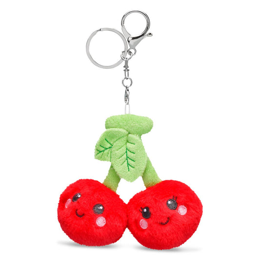 Large Cheerful Cherry Bag Charm Keychain