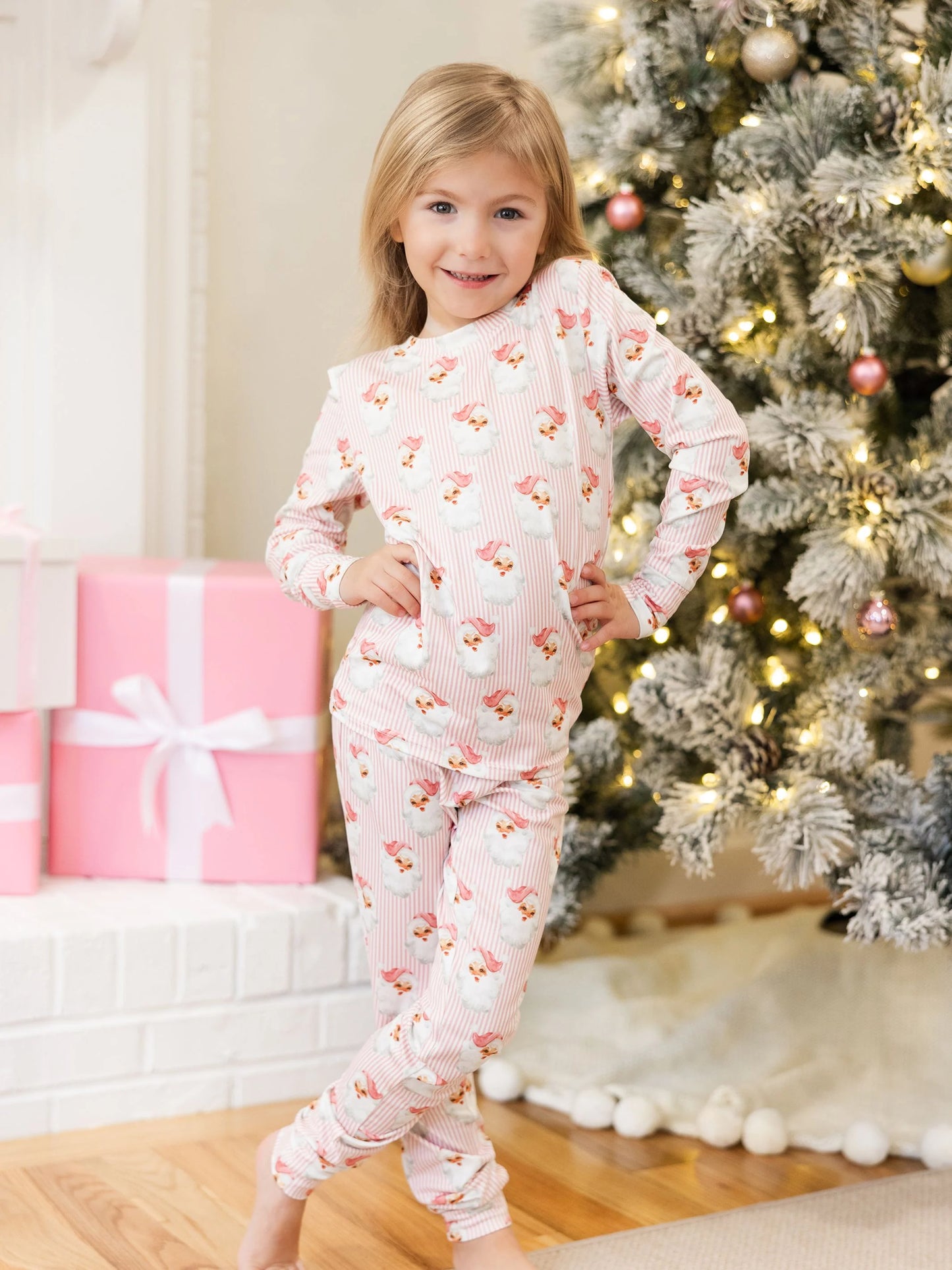 Santa Baby Sibling Pajamas