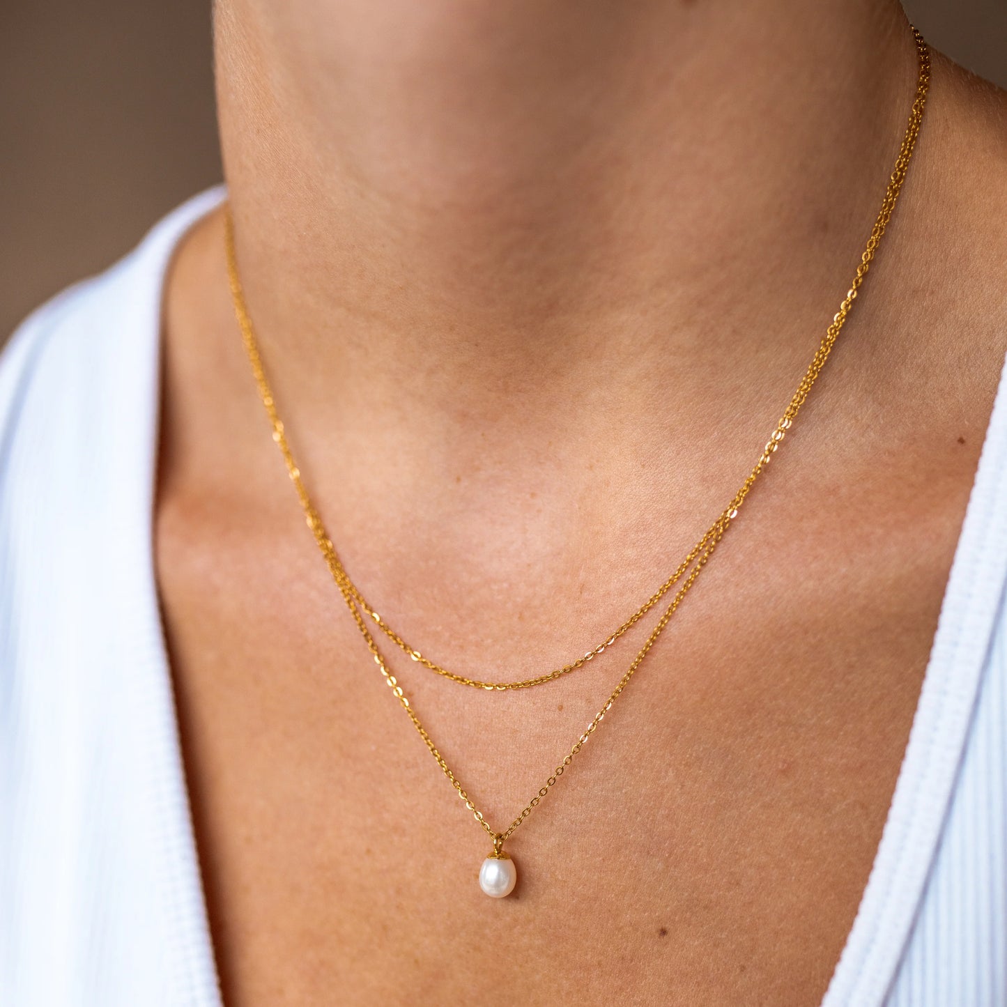 Pearl Diver Petite Necklace