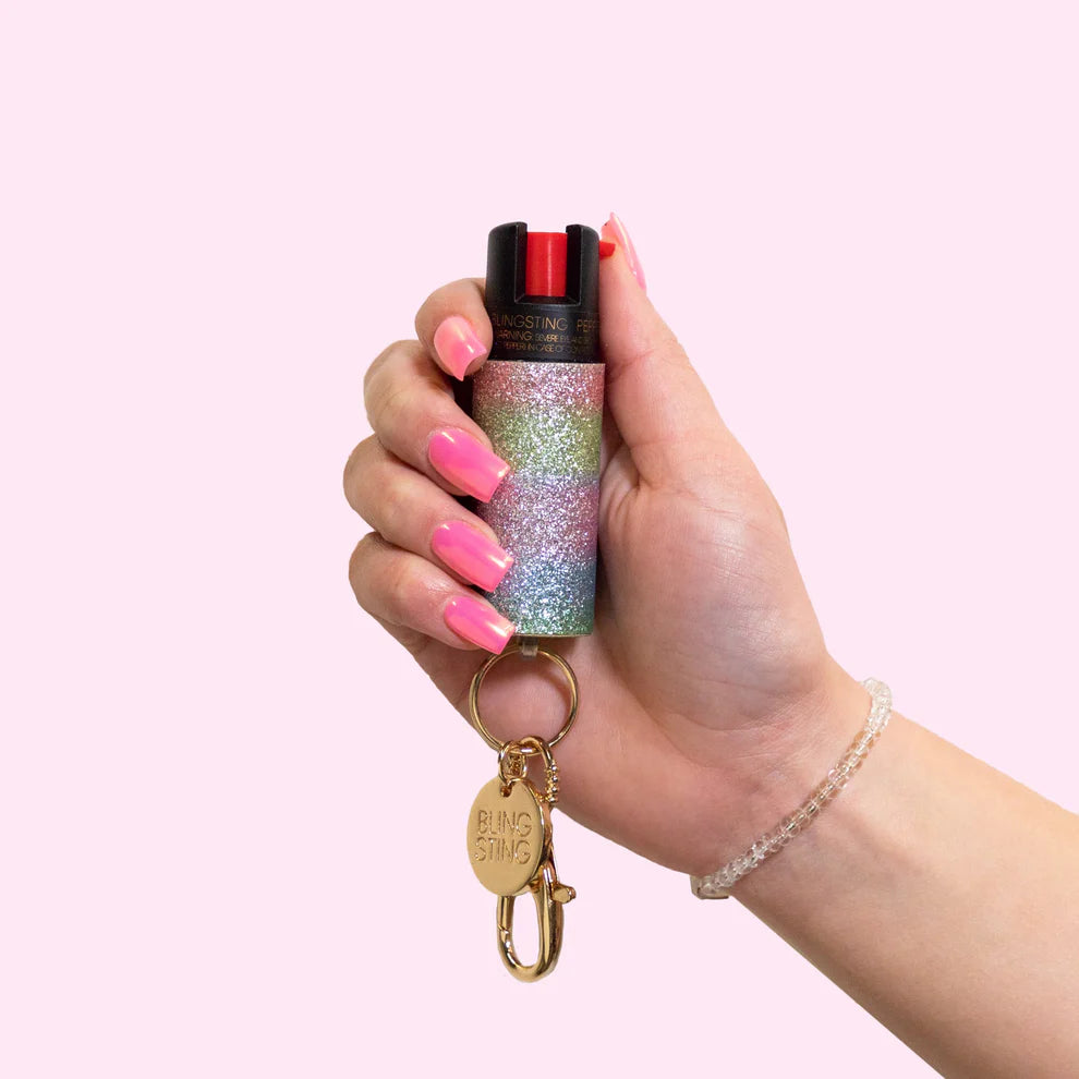 BLINGSTING Rainbow Glitter Pepper Spray