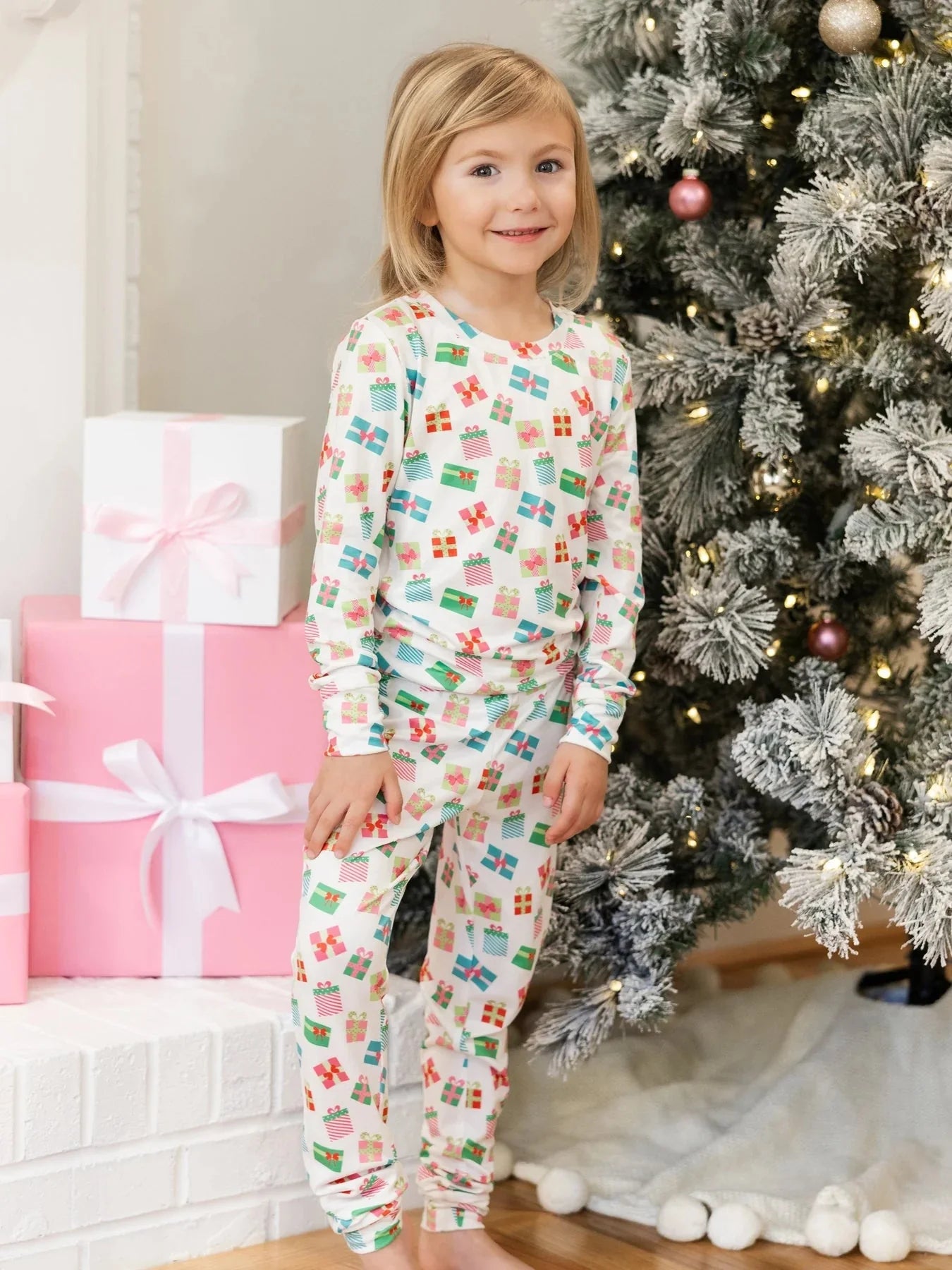 Under the Tree Holiday Sibling Pajamas